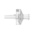 Slip Male x Female Natural Polycarbonate Luer Check Valve with Silicone Diaphragm