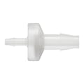 1/8" Hose Barb x 1/4" Hose Barb Natural Kynar® Enlarging Check Valve with Viton™ Diaphragm