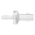 3/16" Hose Barb x 3/8" Hose Barb Natural Polypropylene Enlarging Check Valve with Viton™ Diaphragm