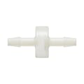 3/16" Hose Barb x 3/16" Hose Barb Natural Nylon Inline Filter with HDPE 45-90 Micron Screen
