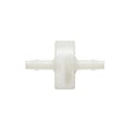 1/8" Hose Barb x 1/8" Hose Barb Natural Nylon Inline Filter with Stainless Steel 200 Mesh Screen