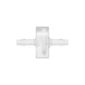 1/8" Hose Barb x 1/8" Hose Barb Natural Polypropylene Inline Filter with Stainless Steel 200 Mesh Screen