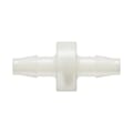 1/4" Hose Barb x 1/4" Hose Barb Natural Nylon Inline Filter with Stainless Steel 200 Mesh Screen