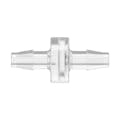 1/4" Hose Barb x 1/4" Hose Barb Natural Polycarbonate Inline Filter with Stainless Steel 200 Mesh Screen