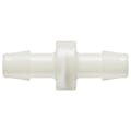 3/8" Hose Barb x 3/8" Hose Barb Natural Nylon Inline Filter with Stainless Steel 100 Mesh Screen
