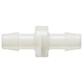 3/8" Hose Barb x 3/8" Hose Barb Natural Nylon Inline Filter with Stainless Steel 200 Mesh Screen