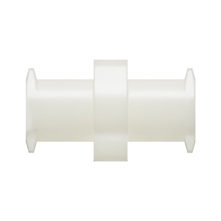 Female Lug x Female Lug Natural Nylon Straight Luer Adapter