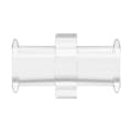 Female Lug x Female Lug Natural Polycarbonate Straight Luer Adapter