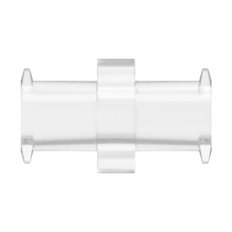Female Lug x Female Lug Natural Polycarbonate Straight Luer Adapter