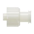 Locking Male x Female Threaded Natural Nylon Straight Luer Adapter