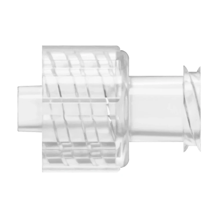 Locking Male x Female Threaded Natural Polycarbonate Straight Luer ...