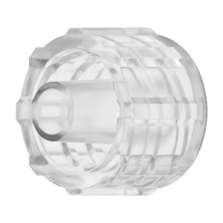 Locking Male Natural Polycarbonate Luer Plug