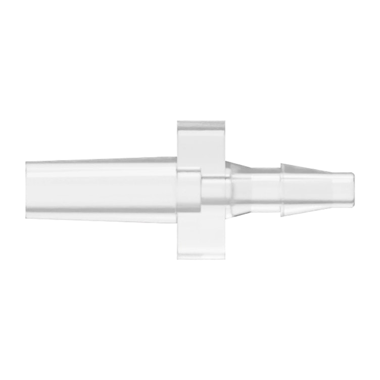 3/32" Hose Barb x Slip Male Natural Polycarbonate Luer