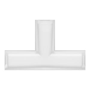 Female Lug x Female Lug x Female Lug Natural Nylon Tee Luer Adapter