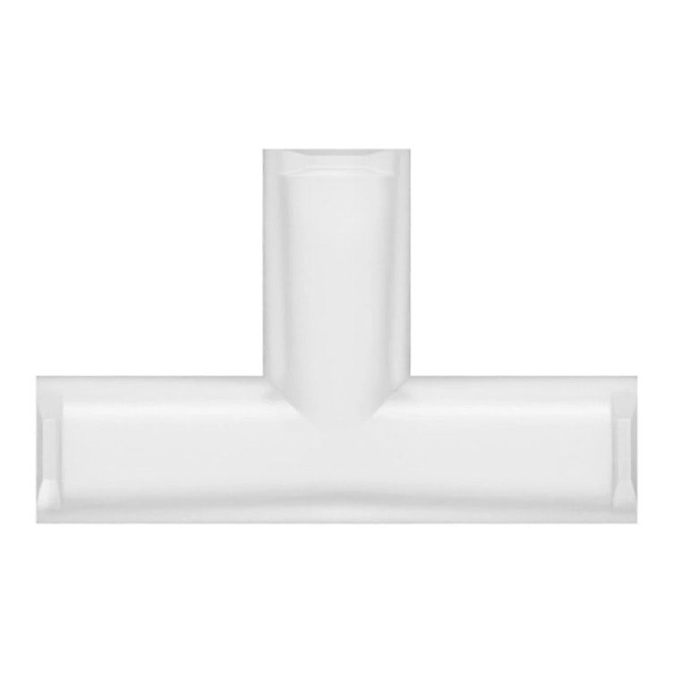 Female Lug x Female Lug x Female Lug Natural Polypropylene Tee Luer Adapter