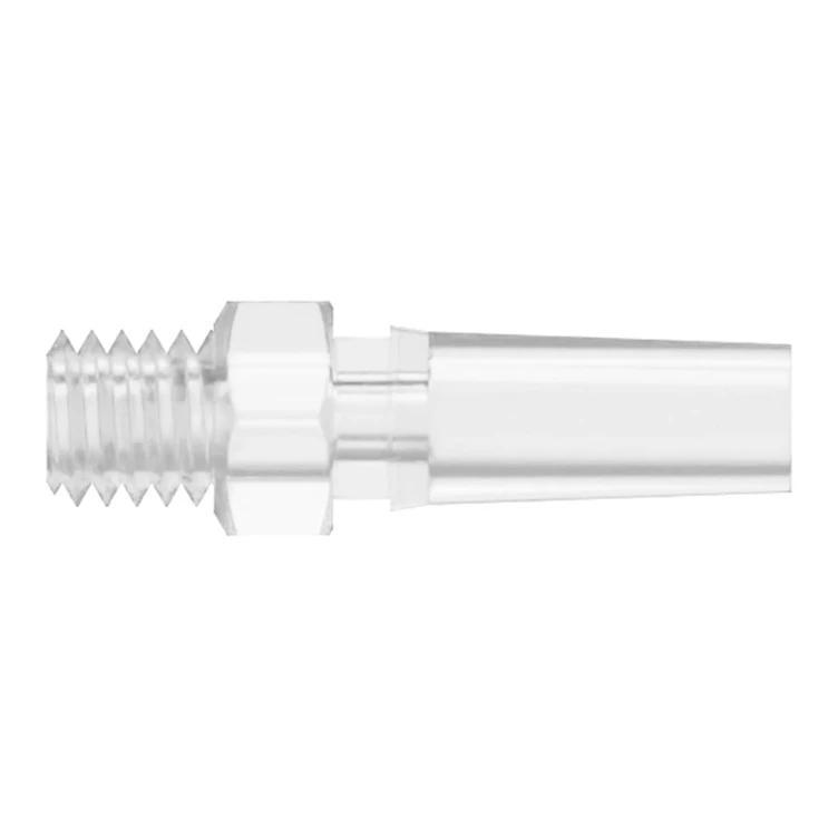 10-32 UNF Thread x Slip Male Natural Polycarbonate Threaded Luer | U.S ...