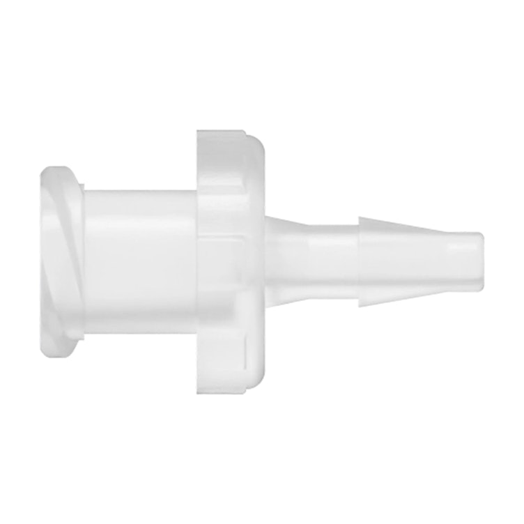3/32" Hose Barb x Female Threaded Natural Polypropylene Luer