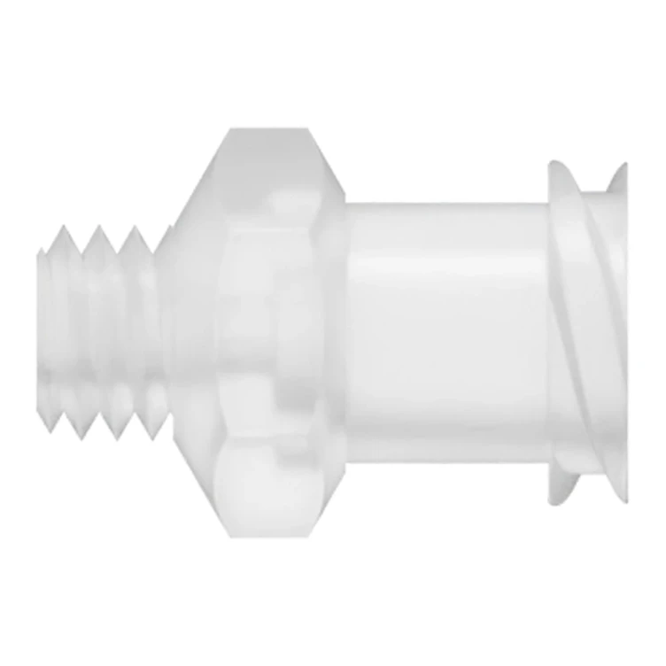 10-32 UNF Thread x Female Threaded Natural Polypropylene Threaded Luer ...