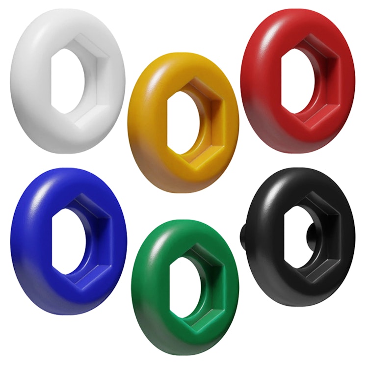Nuts & Coding Rings for Bulkhead Luers