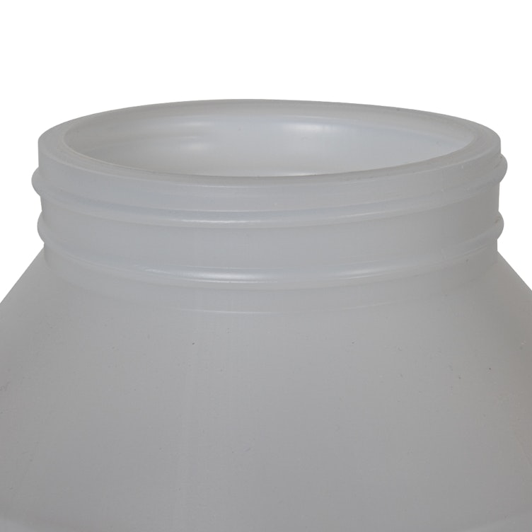 HDPE Round Wide Mouth Jars with Bottom Handle Grips