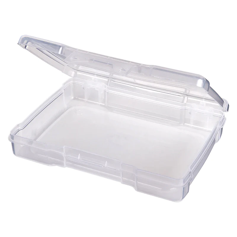 4" x 6" Translucent Polypropylene Hinged Case with Single Latch