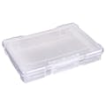 4" x 6" Translucent Polypropylene Hinged Case with Single Latch
