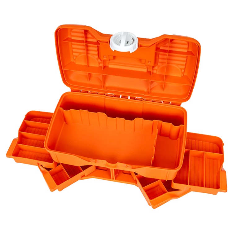 Medium Orange NextMed™ Swing Tray Case - 14" L x 8.7" W x 7.6" Hgt.