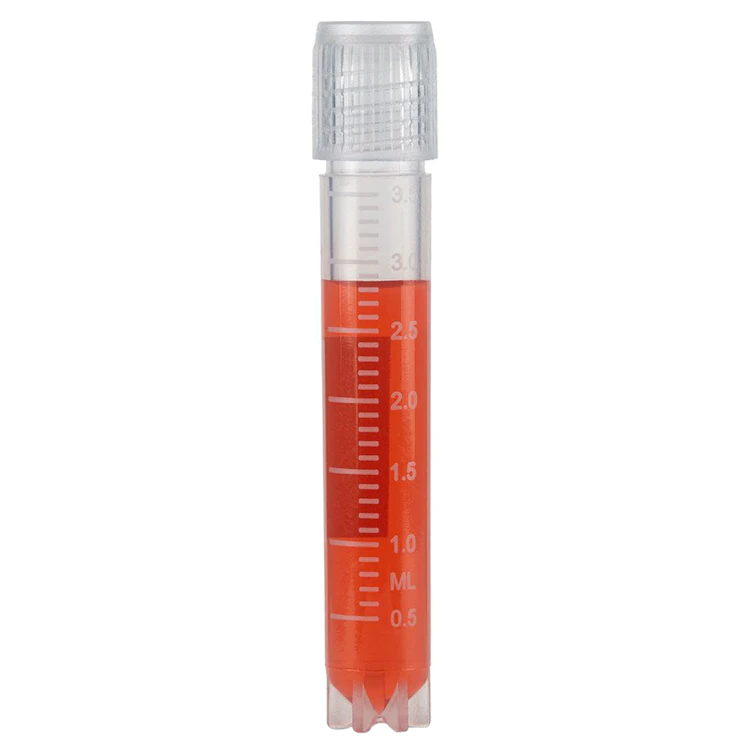 4mL Diamond® Essentials™ Cryogenic Vials with External Threads & Self-Standing Starfoot Base - Case of 500