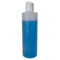 16 oz. White HDPE Cylindrical Sample Bottle with 24/410 White Disc-Top Dispensing Cap