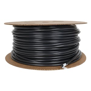 1/4" Black PVC Heat Shrinkable Tubing