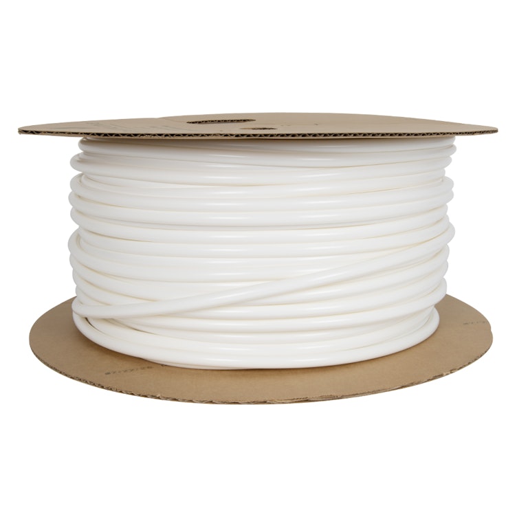 1" White PVC Heat Shrinkable Tubing