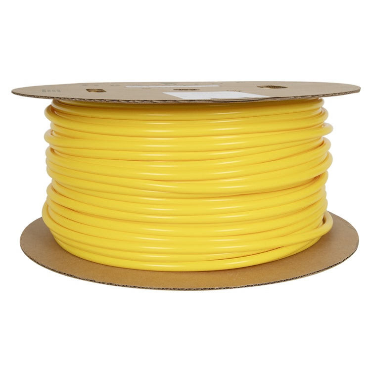 1" Yellow PVC Heat Shrinkable Tubing