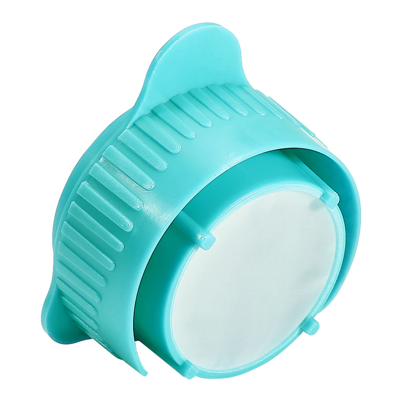 10µm Sterile Teal SureStrain™ Cell Strainer - Individually Wrapped, Case of 50 with 1 Reducing Adapter