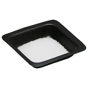 20mL Black Polystyrene Square Weighing Boats - 1.77" Top OD L x 1.77" Top OD W x 0.35" Hgt. (Package of 500)