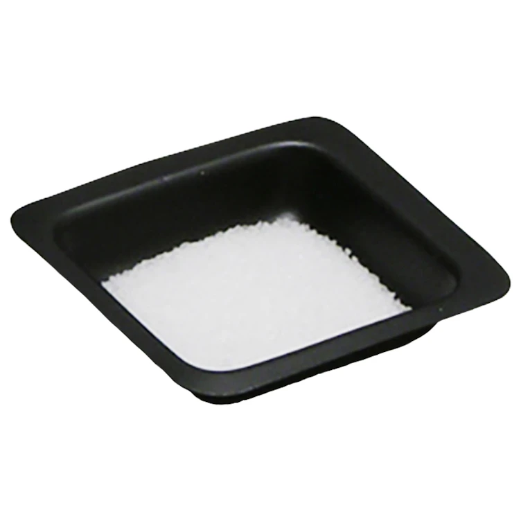 20mL Black Polystyrene Square Weighing Boats - 1.77" Top OD L x 1.77" Top OD W x 0.35" Hgt. (Package of 500)