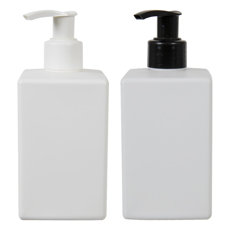 HDPE Square Bottles with Dispensing Pumps