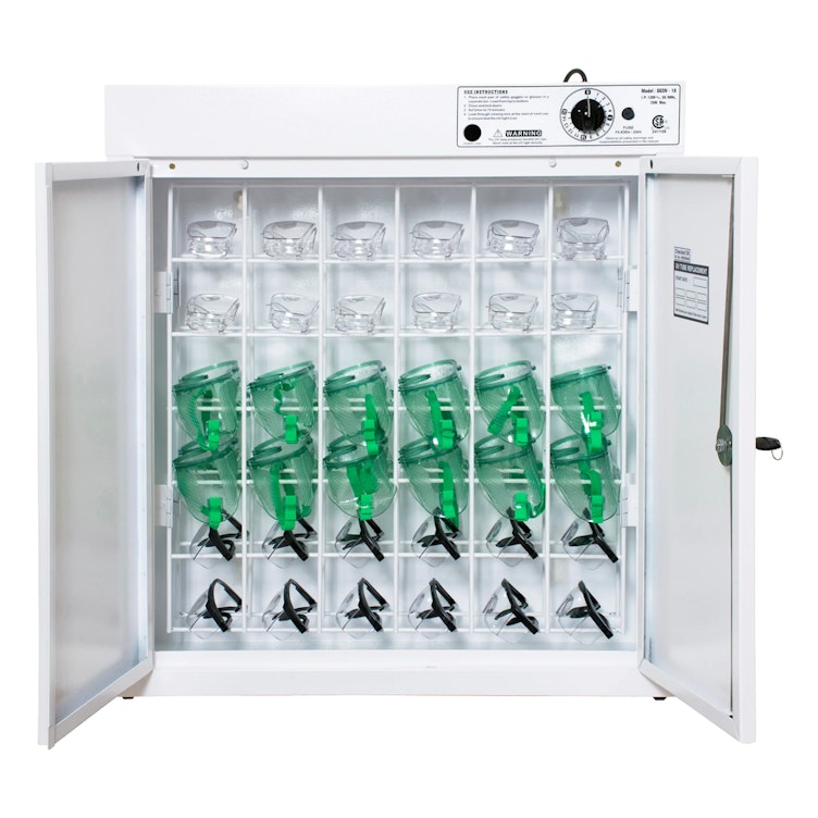 UV Goggle Sanitizer Cabinet