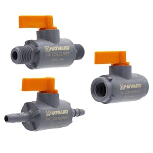 Hayward® LCH Series Laboratory Compact Ball Valves