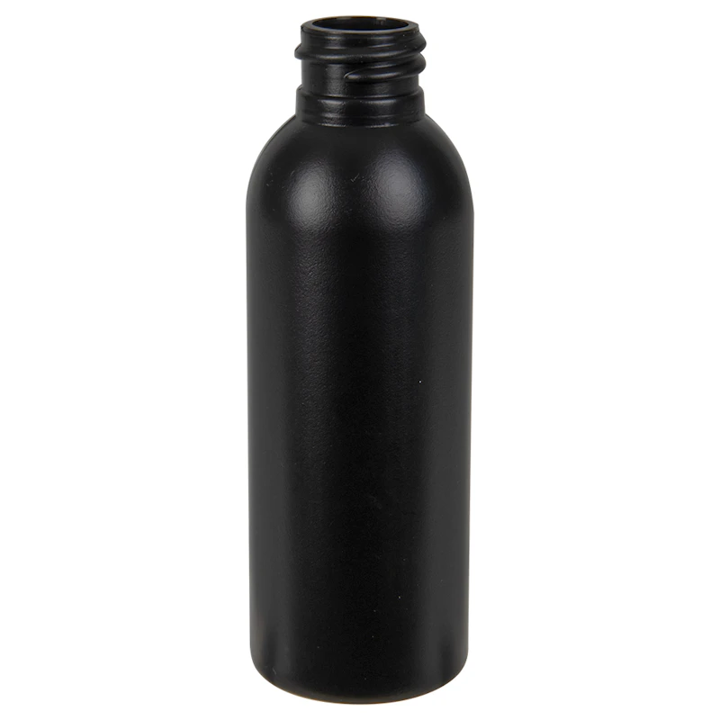 2 oz. Black HDPE Cosmo Bottle with 20/410 Neck (Cap Sold Separately)