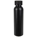 4 oz. Black HDPE Cosmo Bottle with 24/400 Black Ribbed CRC Cap with F217 Liner