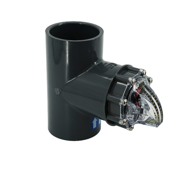 3" Schedule 80 CPVC Tee AcuFlow™ Flow Meter