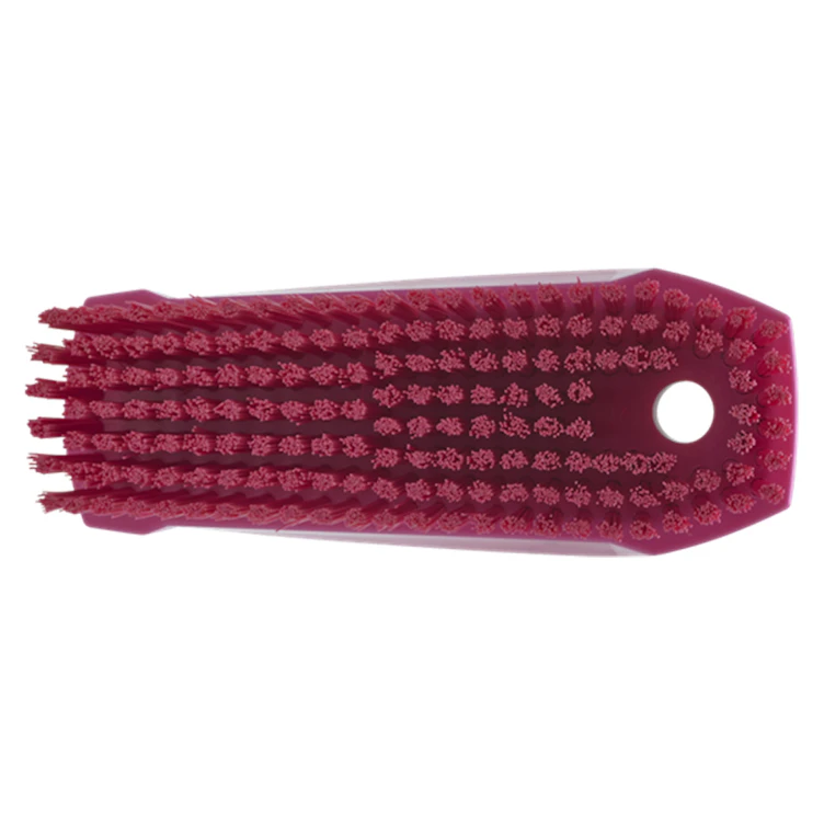 Pink Polypropylene Vikan® Hand & Nail Brush with Stiff Polyester Bristles