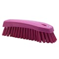 Pink Polypropylene Vikan® Scrub Brush with Stiff Polyester Bristles