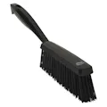 13" Black Polypropylene Vikan® Edge Bench Brush with Medium Polyester Bristles