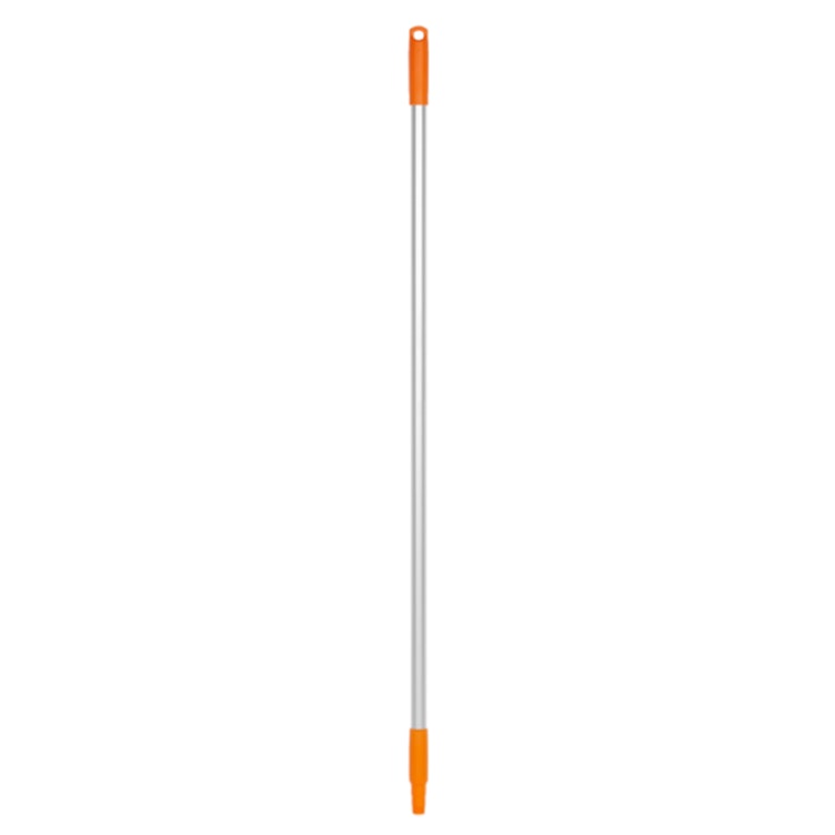 49.6" Vikan® Aluminum Handle with Orange Polypropylene Tip & Cap