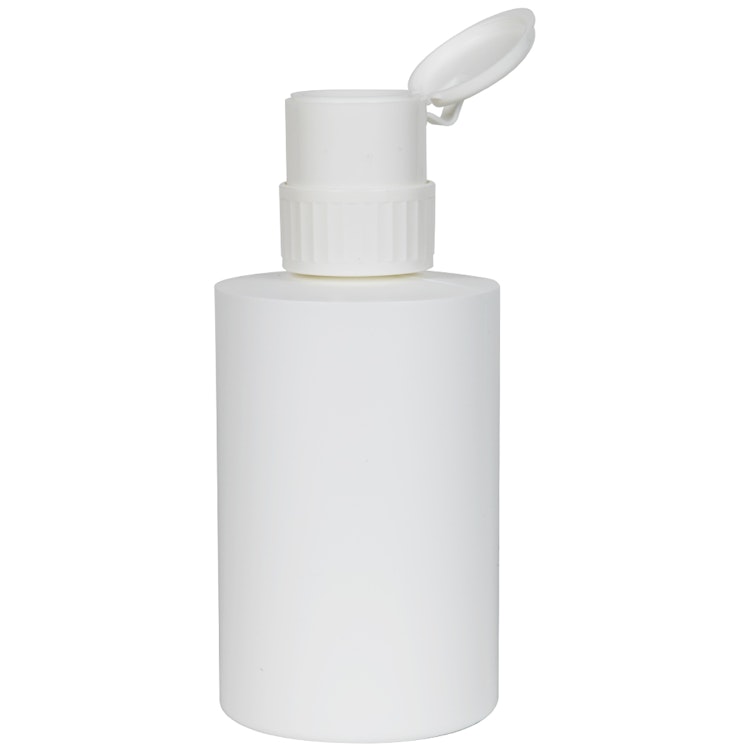 HDPE Squat Cylindrical Bottle with Well-Style Pump