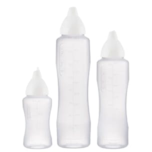 Wide Mouth Squeeze Sauce Bottles with Anti-Drip Cap