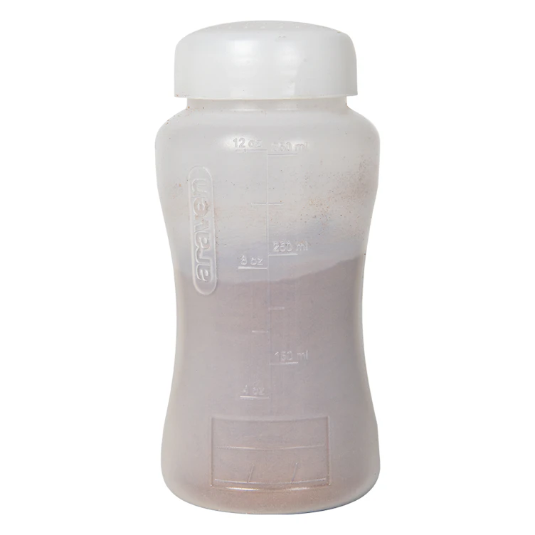 12 oz. Natural LDPE Round Wide Mouth Squeeze Bottle with White HDPE Shaker Cap