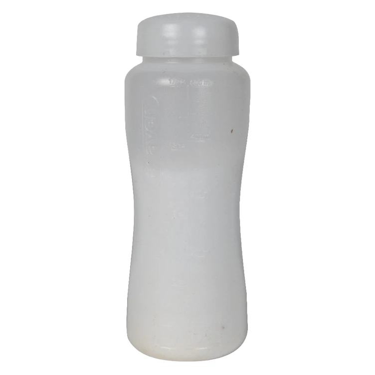 17 oz. Natural LDPE Round Wide Mouth Squeeze Bottle with White HDPE Shaker Cap