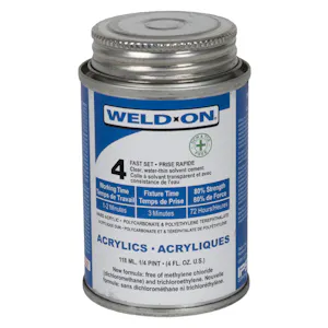 4 oz. Weld-On® 4™ Acrylic Cement